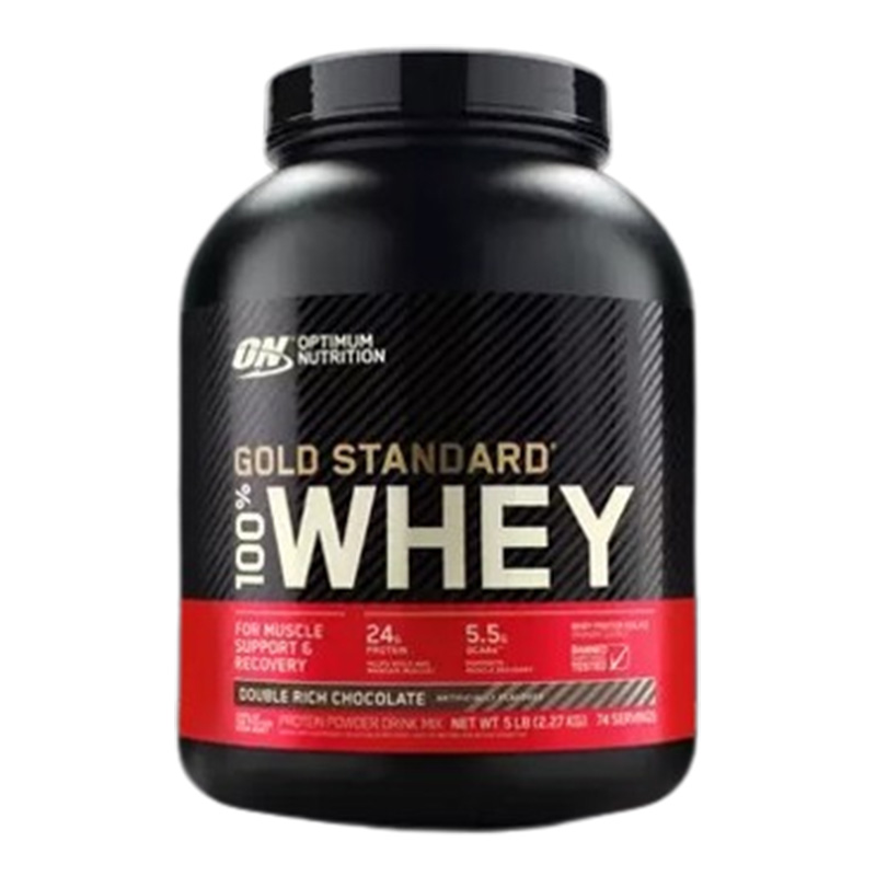 Optimum Nutrition 100% Gold Standard Whey 5 lbs - Double Rich Chocolate Best Price in UAE