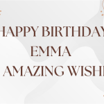 Happy Birthday Emma