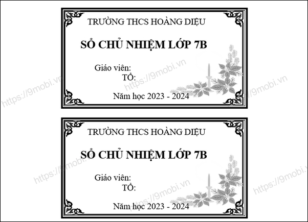 Mẫu Nhãn Vở Cho Học Sinh, Giáo Viên Đẹp, Ấn Tượng Nhất