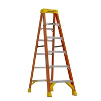 Werner 6 ft. Fiberglass Step Ladder (10 ft. Reach Height) with 300 lb. Load Capacity Type IA Duty