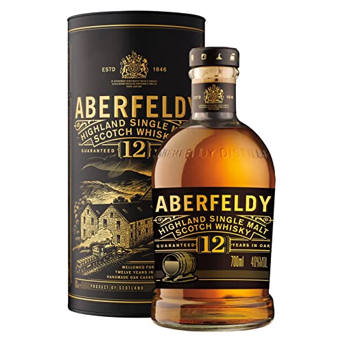 Aberfeldy 12 Años Highland Scotch Single Malt Whisky, 40 % vol