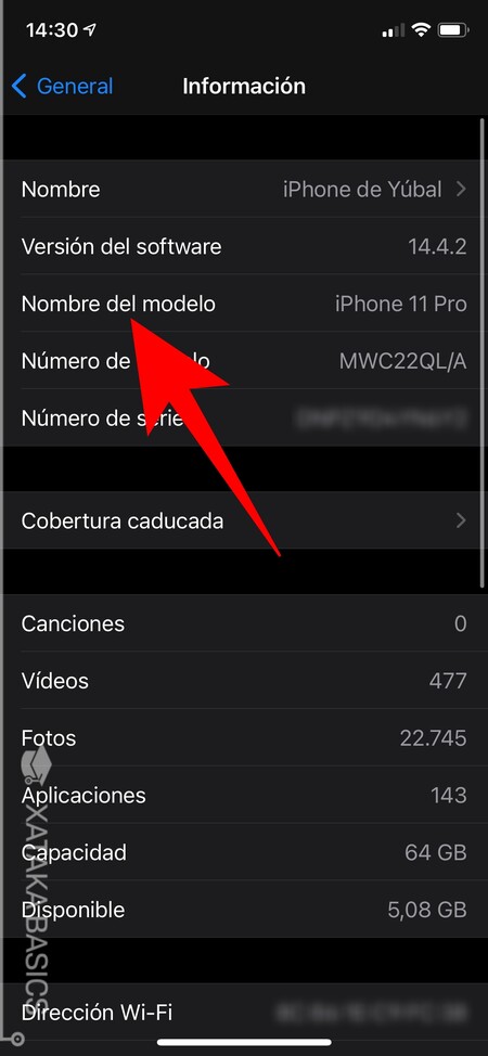 Cómo saber el modelo de móvil que tienes sin instalar nada, tanto en  Android como tu iPhone