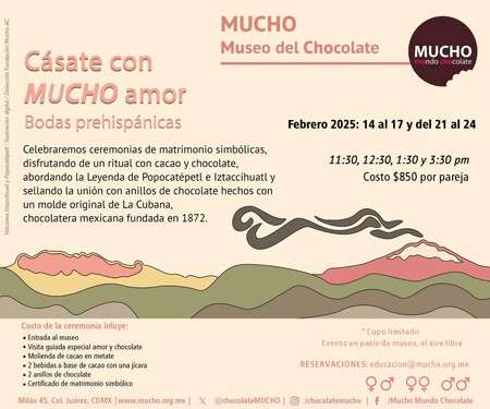 Cásate con tu amorcito en el Museo del Chocolate: cuándo, costos y toda la información