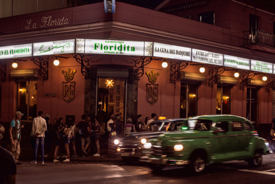 El Floridita, en La Habana, es uno de los bares más famosos del mundo