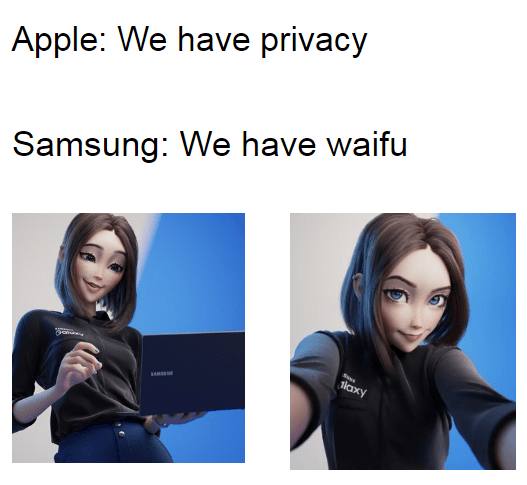 Memes That Prove Samsung Girl Is The Internet S New Favorite Waifu Memebase Funny Memes