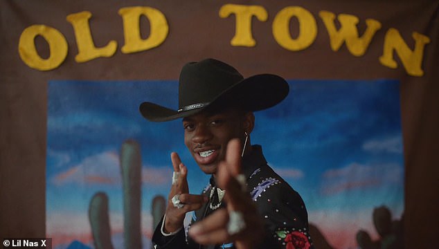 Too good: Billy Ray and Lil Nas X sing and square dance while performing their country, rap collaboration