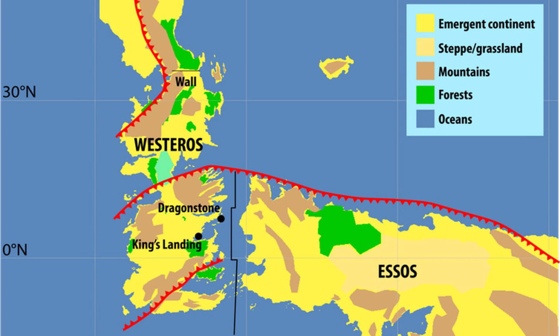 Essos Political Map