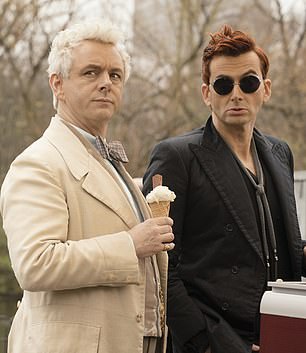 David Tennant and Michael Sheen look sharp as they arrive at the Good ...