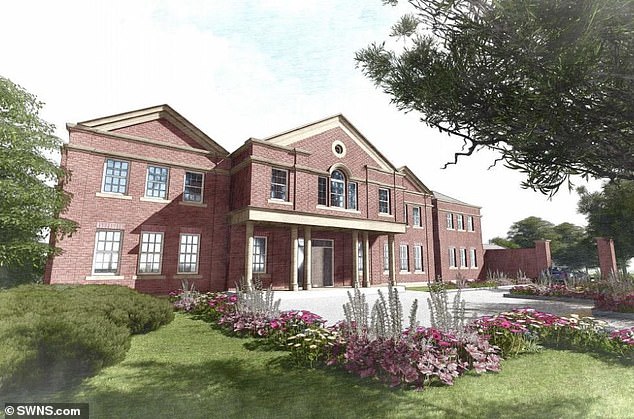 The enormous properties, which have been dubbed 'McMansions', will be built in Blackburn, Lancashire