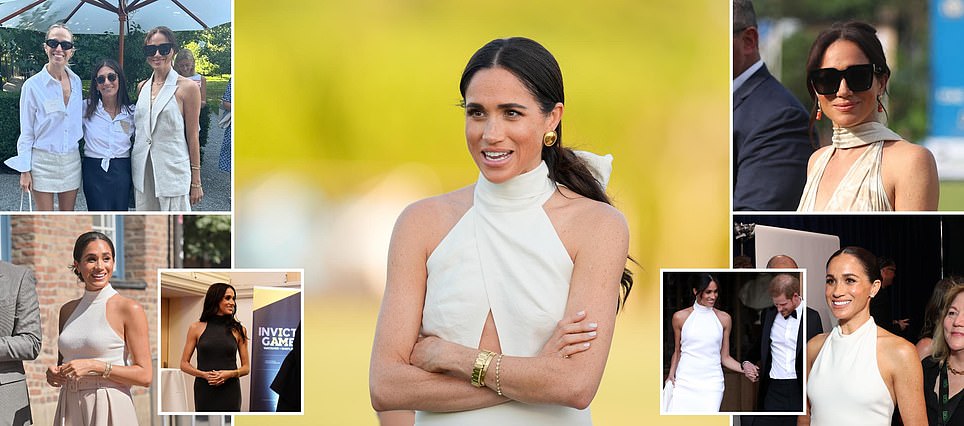 Meghan Markle's fashion failsafe: The TEN times the Duchess of Sussex has worn halternecks