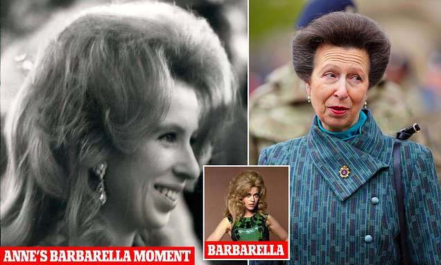 Princess Anne's secret sex bomb phase! How the royal experimented with Barbarella style in