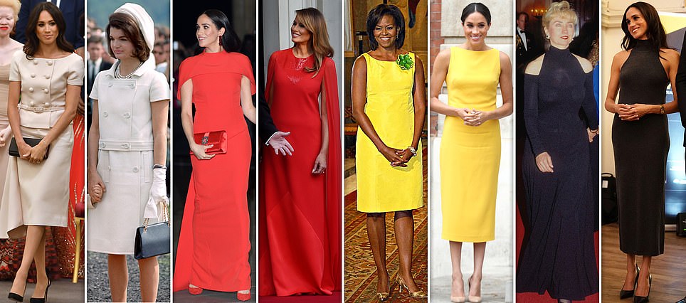 Is Meghan bidding to be First Lady of fashion - by choosing identical outfits to