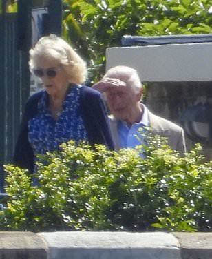 King Charles and Queen Camilla step out for a casual morning stroll on the first day of