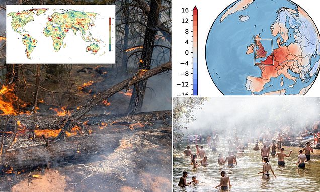 Unexplained heatwave hotspots are popping up like 'angry skin blotches' around the globe -