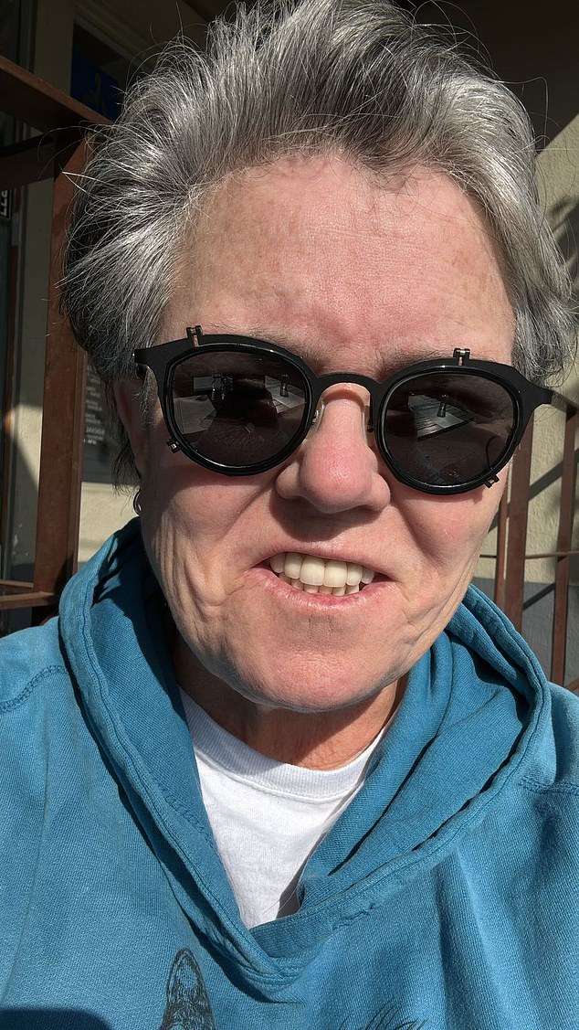 Shortly after posting her somber update, O'Donnell shared a closeup selfie of herself in which she beamed while wearing sunglasses