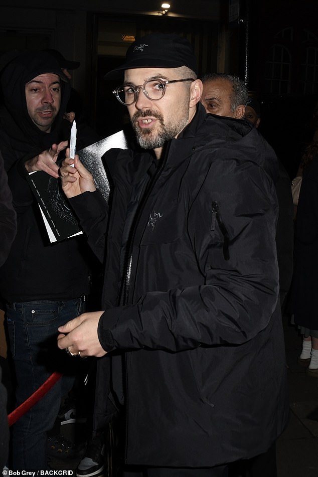 Director Robert Eggers was also seen signing autographs for fans outside