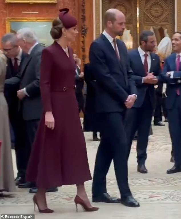 Royal fans quickly noticed that Kate swapped out her boots for heels as she arrived at Buckingham Palace