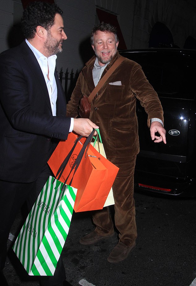 After a shopping spree in Bottega Veneta and Hermes, Guy headed home