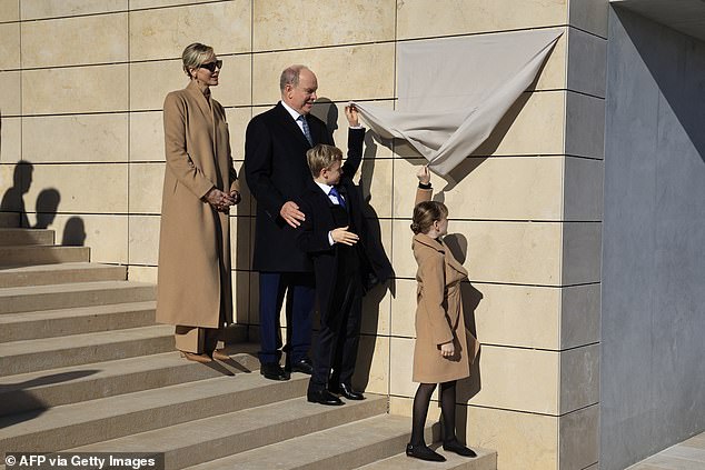 The young royals take part in the inauguration of Mareterra