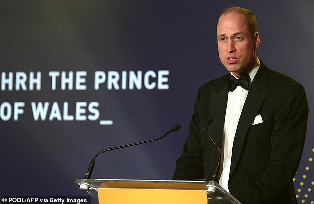 The Prince of Wales and the Duke of Sussex are once again offering their congratulations separately to winners of the Diana Award, set up in memory of their mother. Pictured: Prince William at The Diana Legacy Awards in London earlier this year