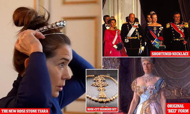 Revealed: Queen Mary of Denmark marks her first year as monarch by unveiling a spectacular