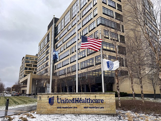 On Wednesday afternoon, flags outside the UnitedHealthcare headquarters in Minnetonka, Minnesota were lowered to half-staff