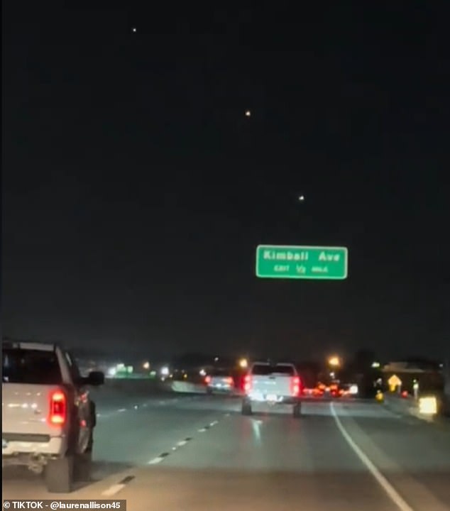 The video (screencapture above), taken near Dallas Fort Worth International Airport on November 30th, appears to corroborate the two aircrew reports, based on the poster's independent account. 'They would disappear and reappear in different formations,' the TikToker wrote