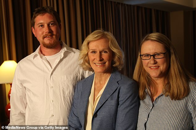 Glenn Close's younger sister Jessie Close and nephew Calen T. Pick co-authored a new book about their mental illness struggles, Silence You, which hit shelves Tuesday (pictured in 2010)