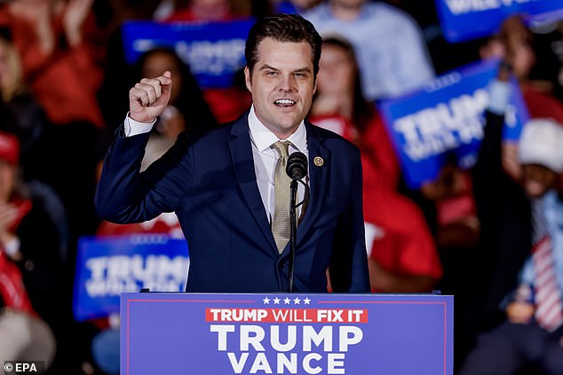 First out was Matt Gaetz, Trump's original choice for Attorney General, a post also known in Trump World as Revenger-in-Chief. The moment his nomination was announced, previous but still seriously damaging accusations of sex trafficking and sexual relationships with minors soon resurfaced.