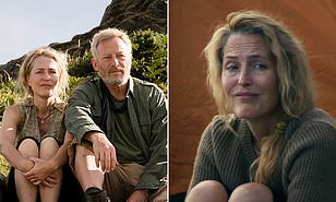 Gillian Anderson goes makeup free as a homeless hiker for gritty role in The Salt Path