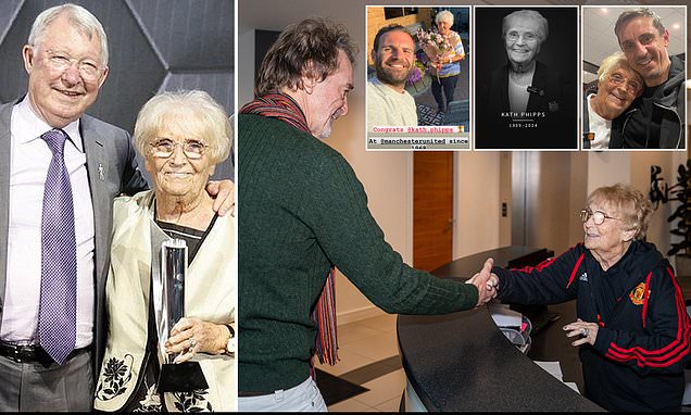 Man United's receptionist Kath Phipps dead at 85: Wayne Rooney leads tributes as 'always