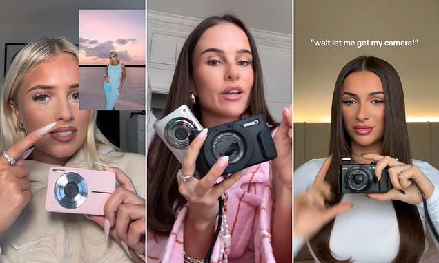 The digital camera is back! Gen Z are ditching smart phones for  more 'authentic' and