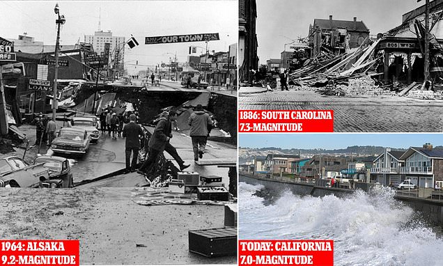 America's strongest earthquakes in history laid bare as California is rocked by 7.0 that