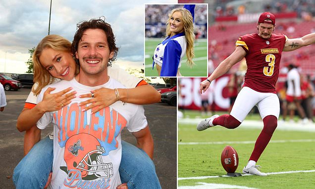 Bengals kicker Cade York and his Cowboys cheerleader girlfriend will be bitter rivals on