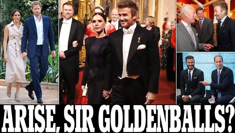 The truth about David Beckham and the knighthood he craves: He's struck up an unlikely