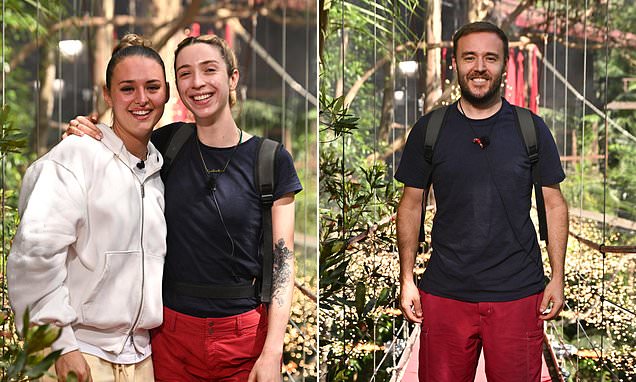 Who left I'm A Celeb? GK Barry is greeted with a 'snog' from girlfriend Ella Rutherford as