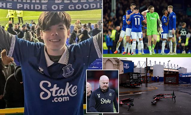 Everton fan, 15, who spent £1,500 flying in from Australia to watch his team's last ever