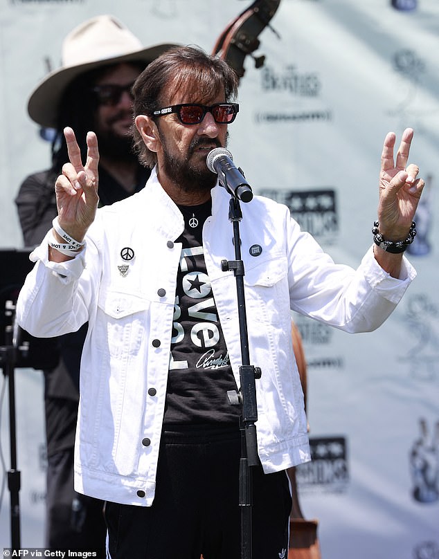 Sir Ringo Starr (pictured) takes a keen interest in The Beatles' Spotify streaming statistics ¿ especially when it's his own most famous song racking up plays