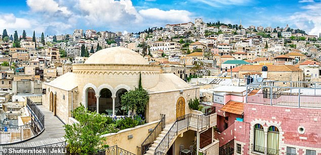 The most likely birthplace of Jesus is Nazareth (pictured) where he grew up. Experts believe that the story of Bethlehem was only added later to match a prophecy that the Messiah would be born in the city of David