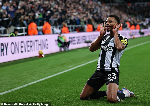 Jacob Murphy may have indulged on profiteroles at Winter Wonderland but it certainly didn't hinder his performance against Leicester