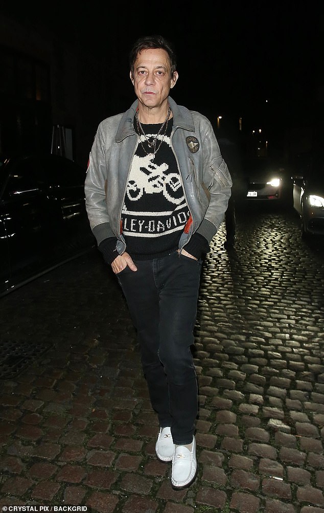 Rocker and Kate Moss' ex Jamie Hince, 56, joined the family for their night out