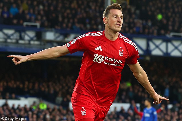 Nottingham Forest secured their fifth successive Premier League win with Chris Wood netting their opener