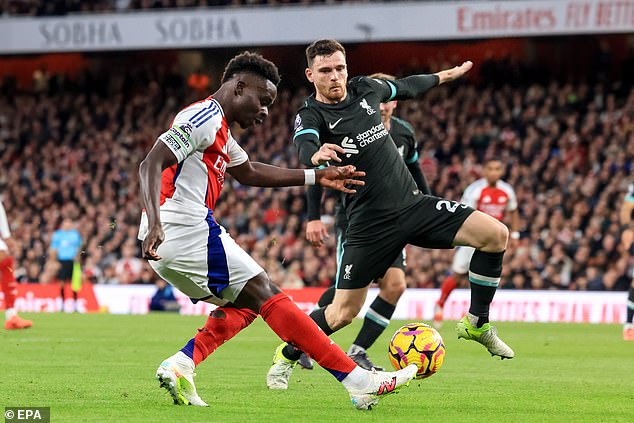 Arsenal and Liverpool have finished as the top sides in the calendar year in English football