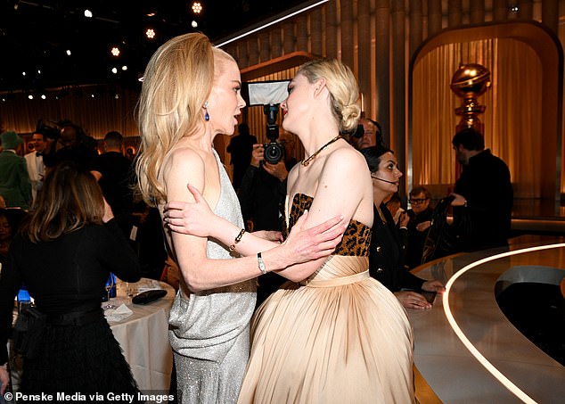 Nicole seemed to be a steadying force for a clearly emotional Elle, though it wasn't clear exactly what they discussed