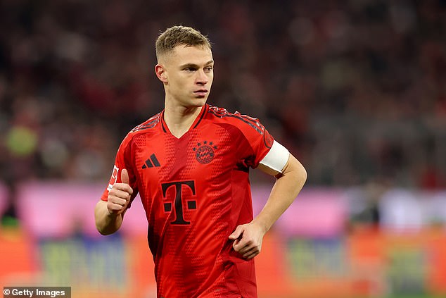 Kimmich has made over 400 appearances for Bayern since joining from RB Leipzig in 2015