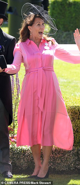 Carole turned up to Royal Ascot in 2022 wearing the same pink dress