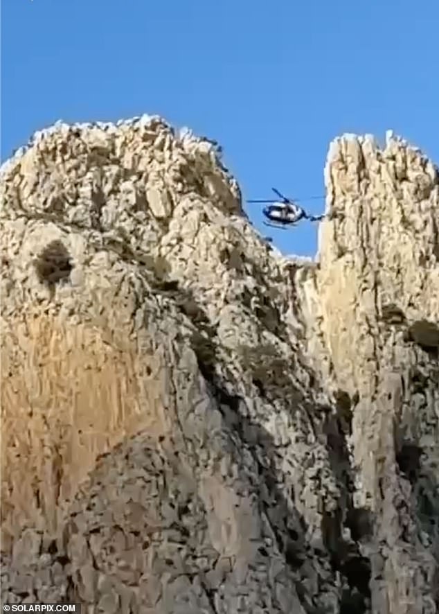 The fall is the second in less than a month after a man had to be rescued by helicopter in December. He was pronounced dead following the rescue