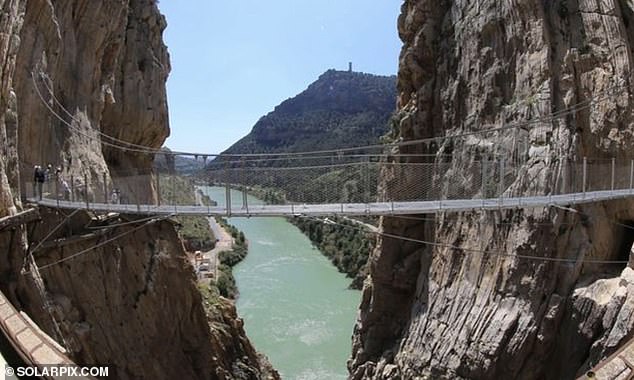 The path is a popular spot for hikers and rock climbers wanting to explore nearby Malaga