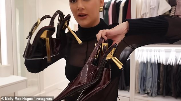 In a YouTube video uploaded in December, Molly-Mae explained why she has two pairs of the same designer heels