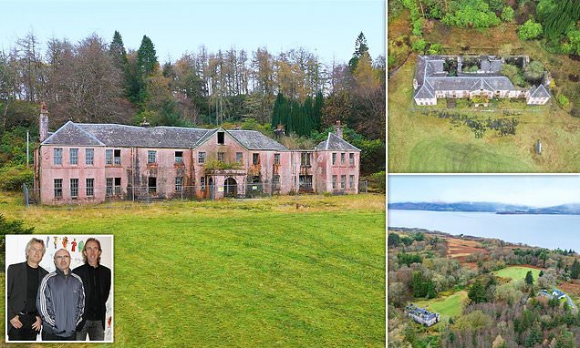 Derelict nine-bedroom mansion once owned by prog rock royalty could be yours for just